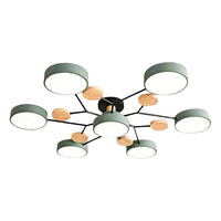 Flexible LED Ceiling Light with Adjustable Arms and Dimmable Function