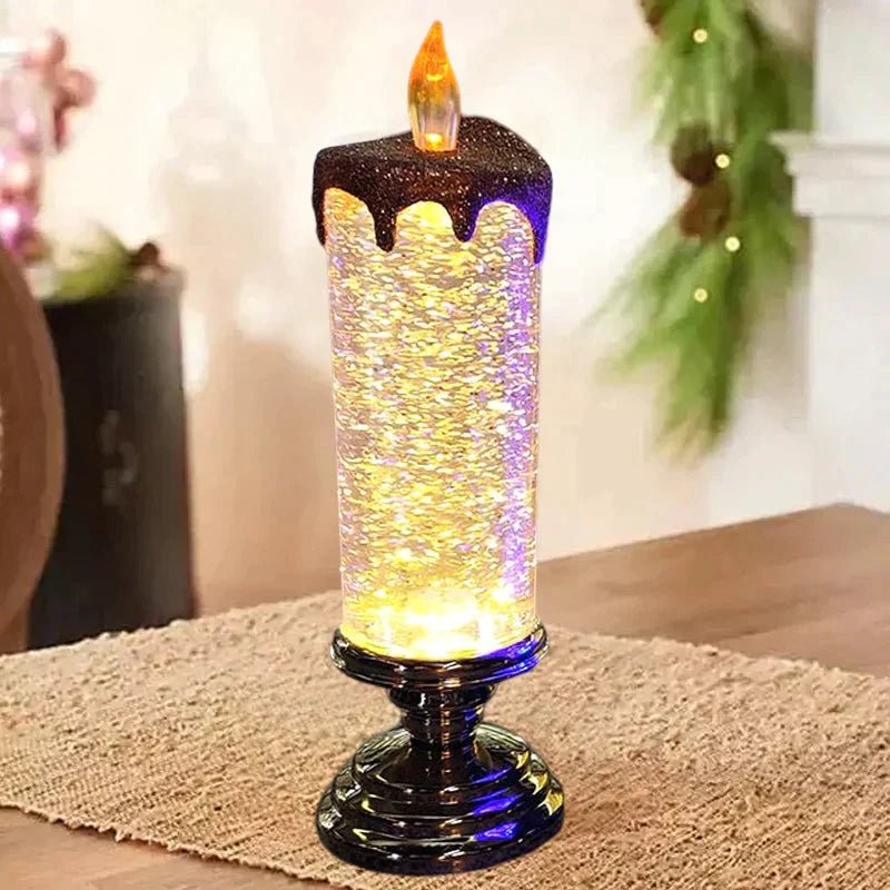 Flickering Glow – Christmas LED Candle for Warm Holiday Decor