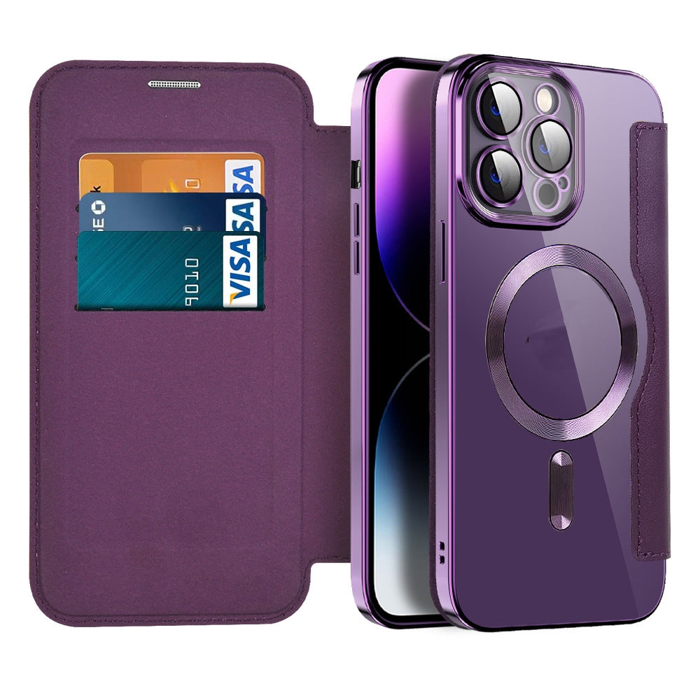Flip Case with Magnetic Function for the Phone