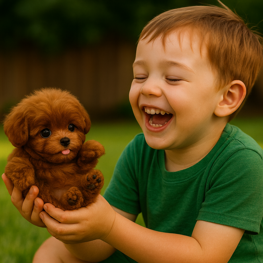 Fluffy Robot Puppy Toy