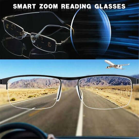 German Intelligent Progressive Glasses For Readers And Drivers With Fast Color Change