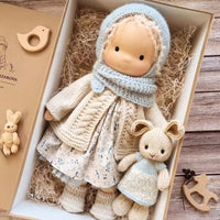 Handmade Waldorf Doll in Soft Fabric - Creative Toy for Children