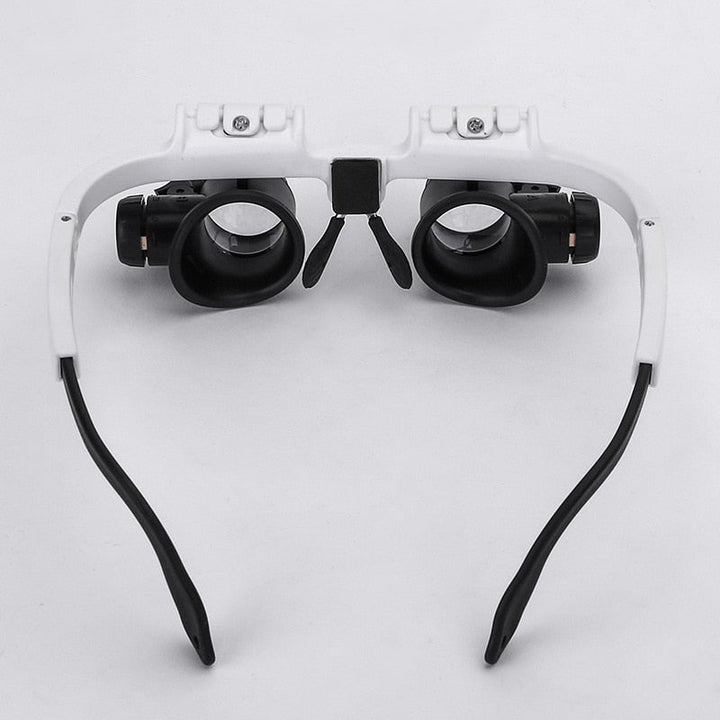 HD Magnifying Glasses with LED Light and Interchangeable Lenses - Optiview