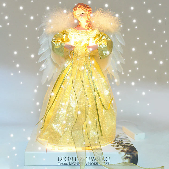 Heavenly Angel Animated Christmas Tree Topper