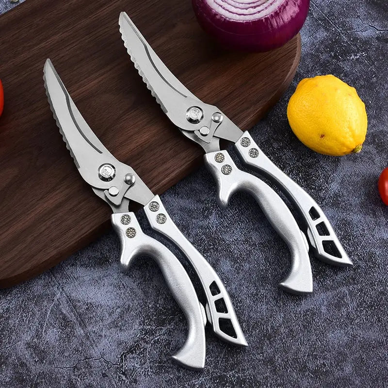 Heavy-Duty Stainless Steel Poultry Shears – Cuts Bone, Meat & Fish