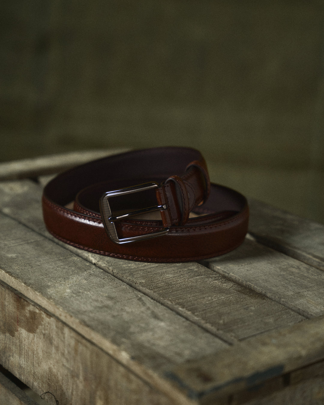 Heritage 100% Full-Grain Leather Belt