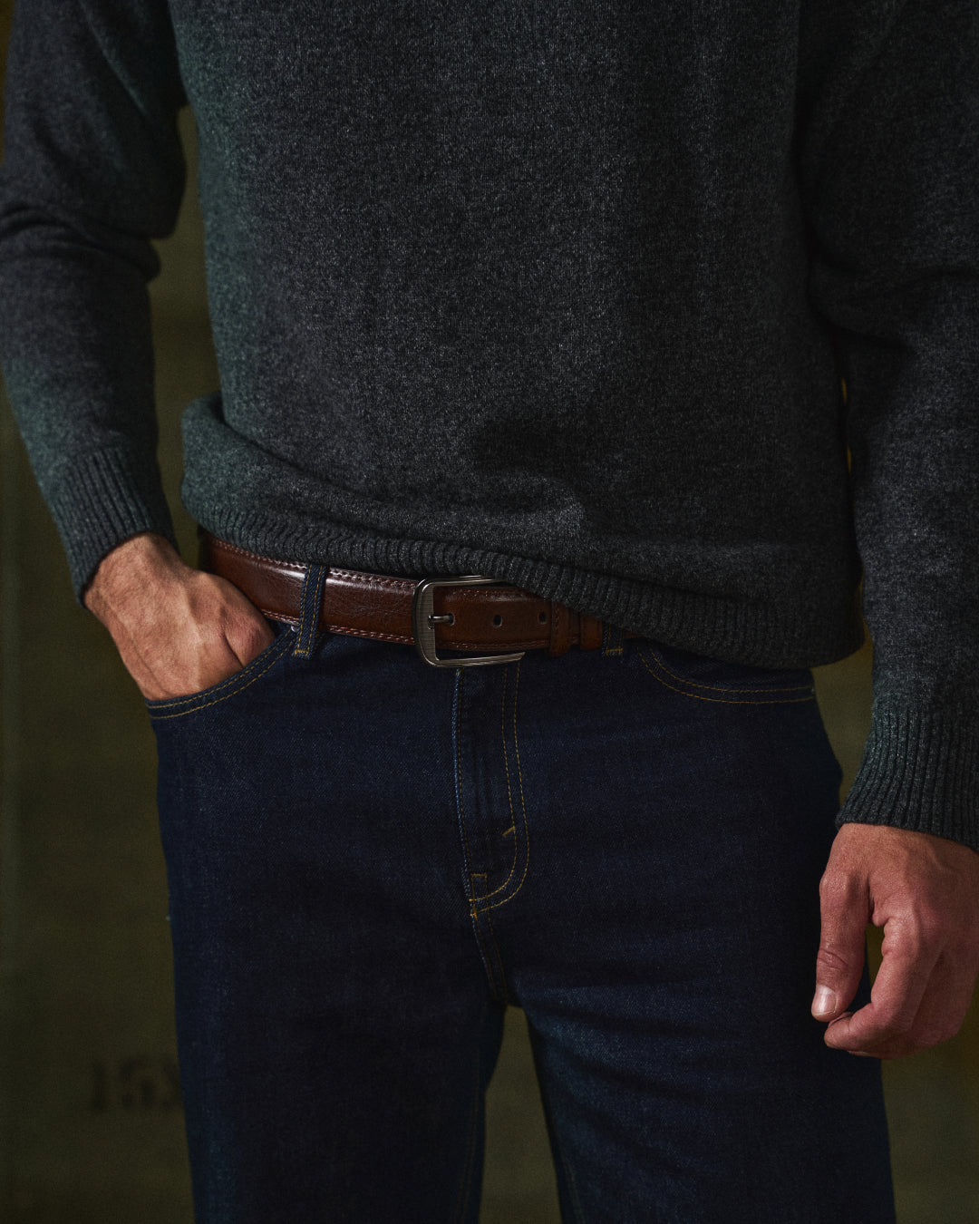Heritage 100% Full-Grain Leather Belt