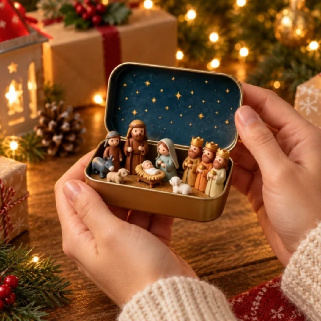 HolyGift - Nativity Scene in a Stylish Box