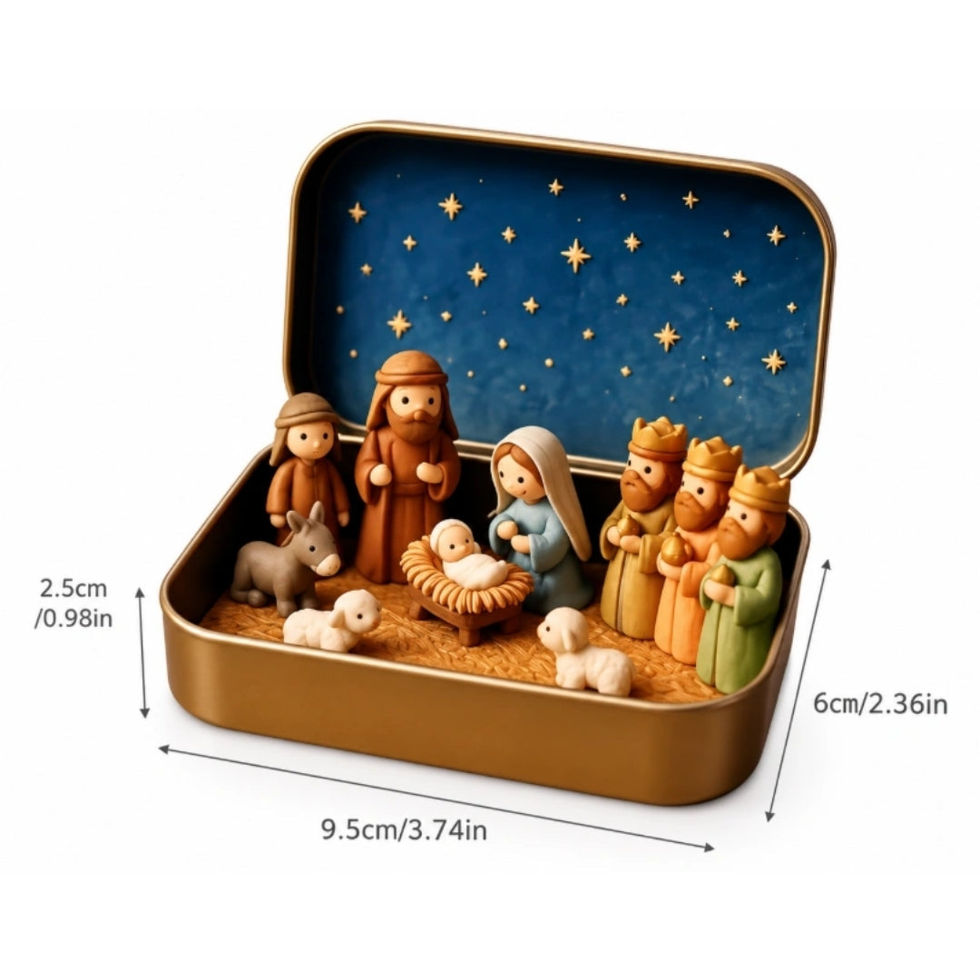 HolyGift - Nativity Scene in a Stylish Box