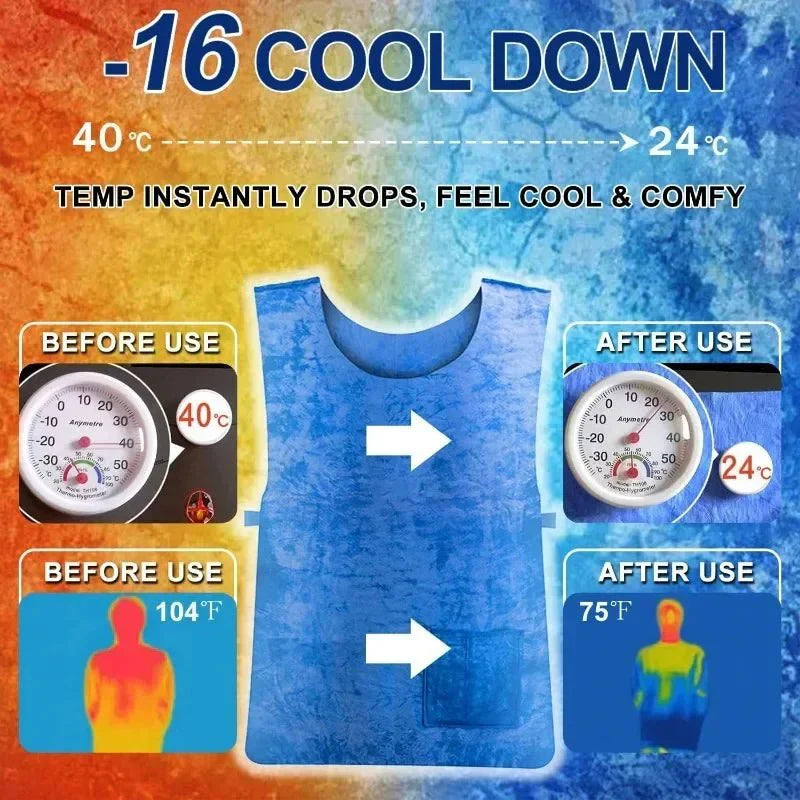 HYDROCOOL – Cooling vest for refreshing comfort in summer heat
