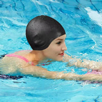 HydroFit Silicone Swim Cap - Ear Protection