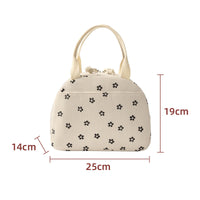 Insulated Floral Print Lunch Bag