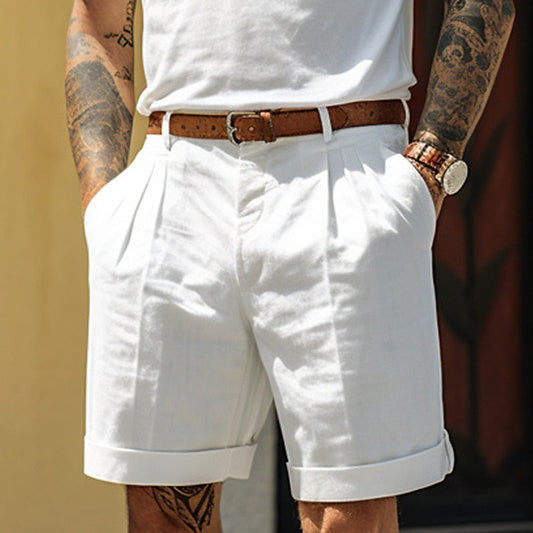Image of Irving | Men's Pleated Dress Shorts