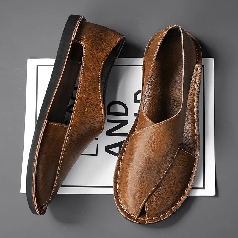 Italian Calfskin Sandals™ — Unleash Confidence and Walk on Clouds All Day Long