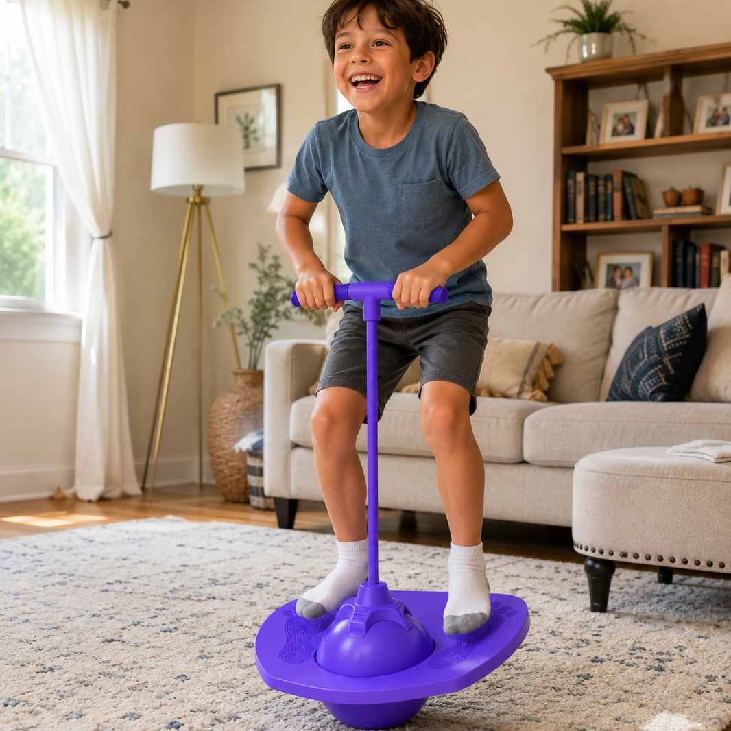 Kids Pogo Ball Jump Board with Handle