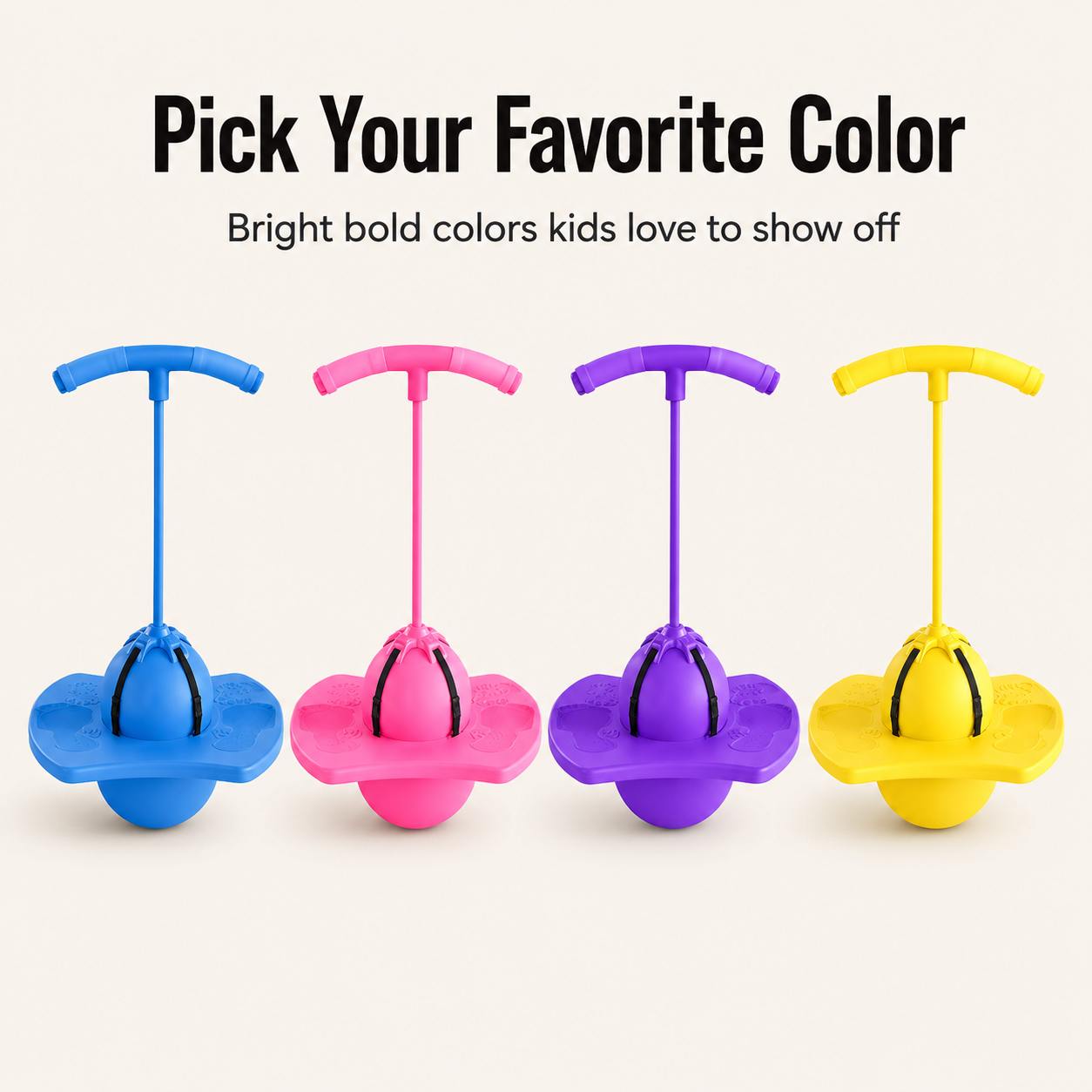 Kids Pogo Ball Jump Board with Handle