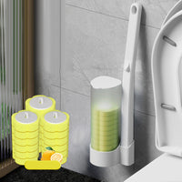 Klavura Hygienic Disposable Toilet Brush with Scented Refill Heads
