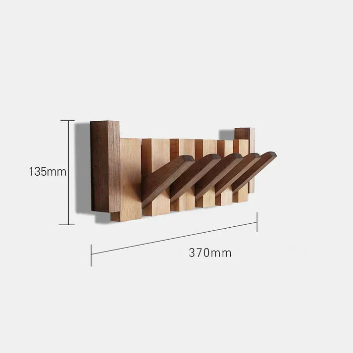 Kleshenger HarmonyCoat – Creative Wooden Coat Rack for Hall and Entrance