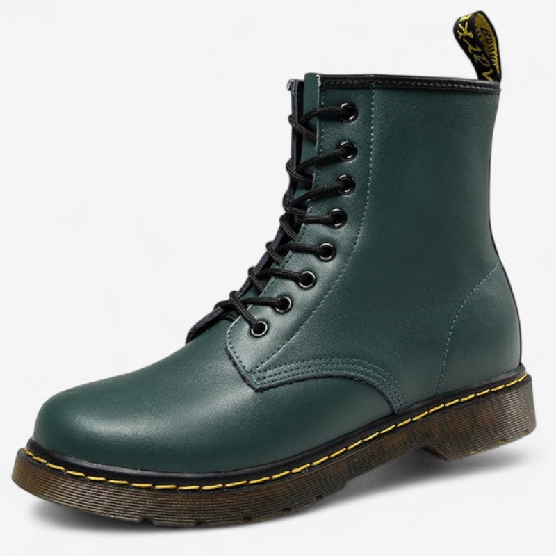 Lace-up Ankle Boots for Women with Non-slip Sole