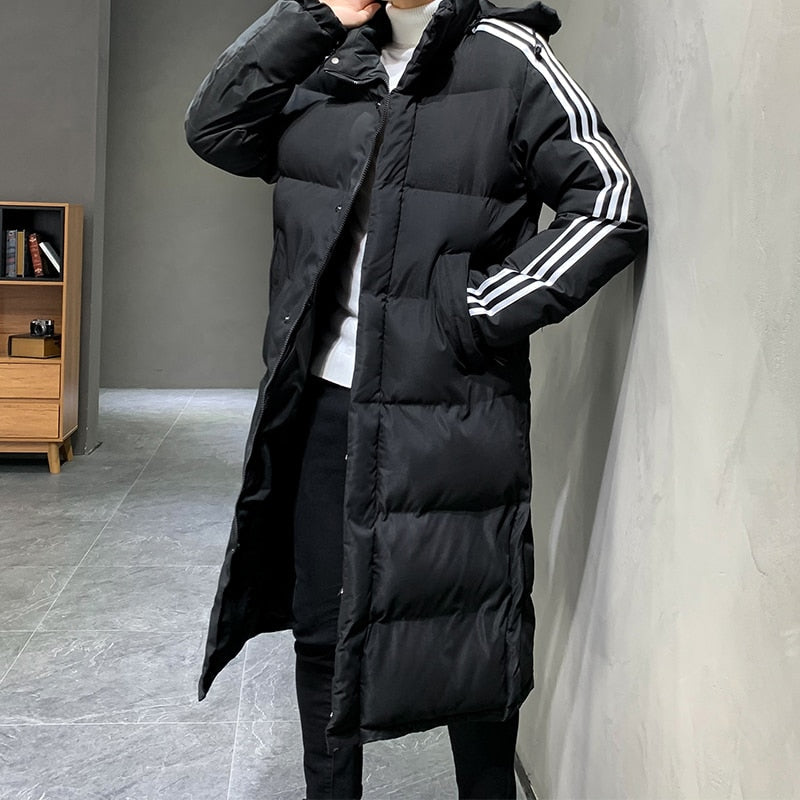 Long Hooded Winter Jacket