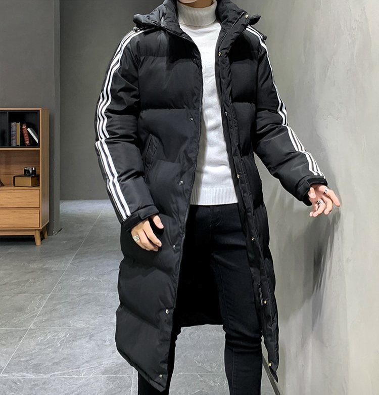 Long Hooded Winter Jacket