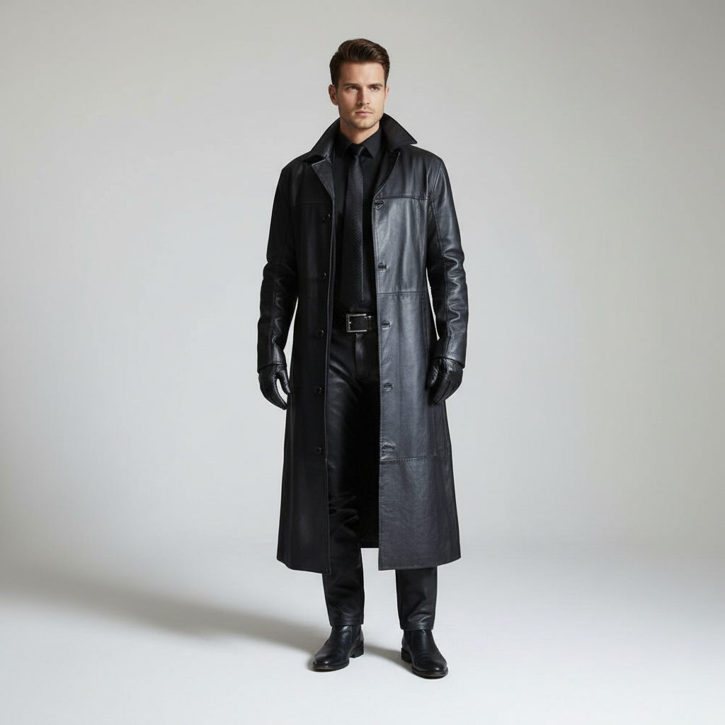 Long Leather Jacket