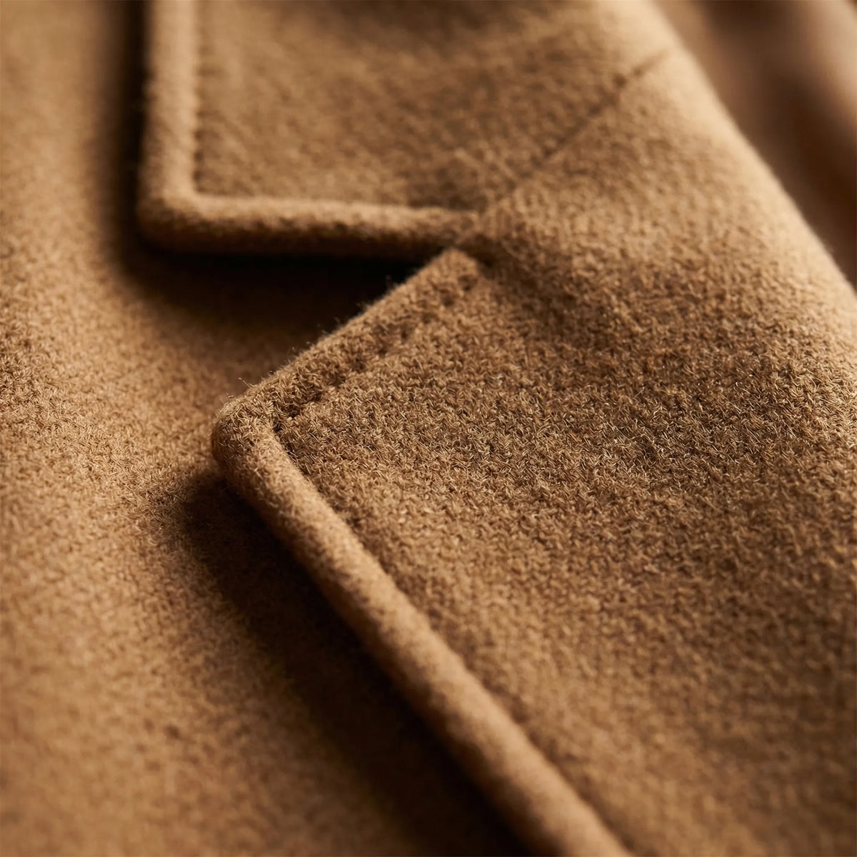 Long Single-Breasted Coat with Lapels - Russell