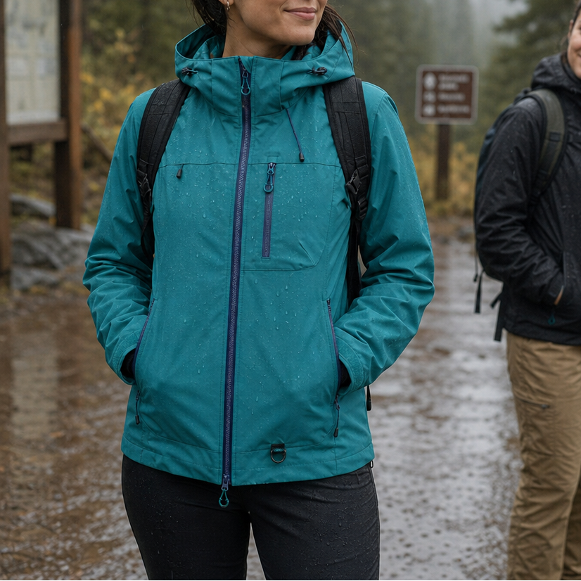 Lotus-Effect Waterproof Windbreaker Jacket