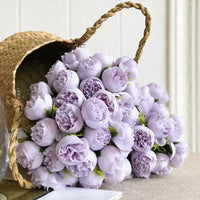 Silk Peony Arrangement - Romantic Hue Collection