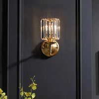 Elegant Crystal Sconce: Sophisticated Ambiance Lighting