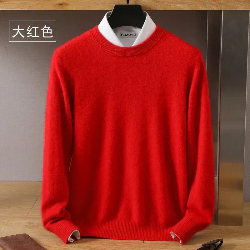 Lyra Cashmere O-Neck Sweater | 100% Pure Japanese-Knit