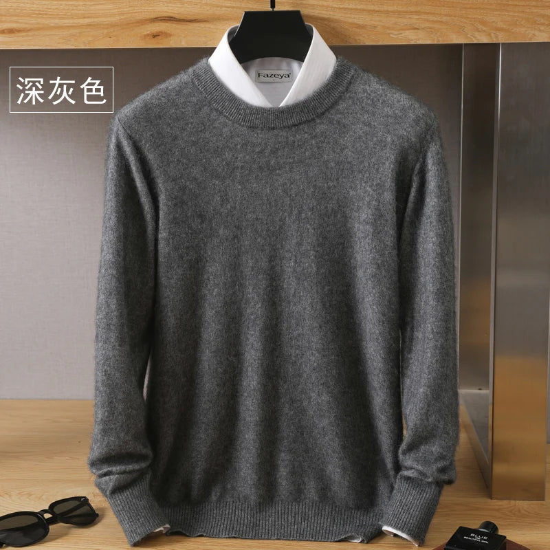 Lyra Cashmere O-Neck Sweater | 100% Pure Japanese-Knit