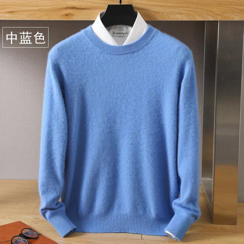 Lyra Cashmere O-Neck Sweater | 100% Pure Japanese-Knit