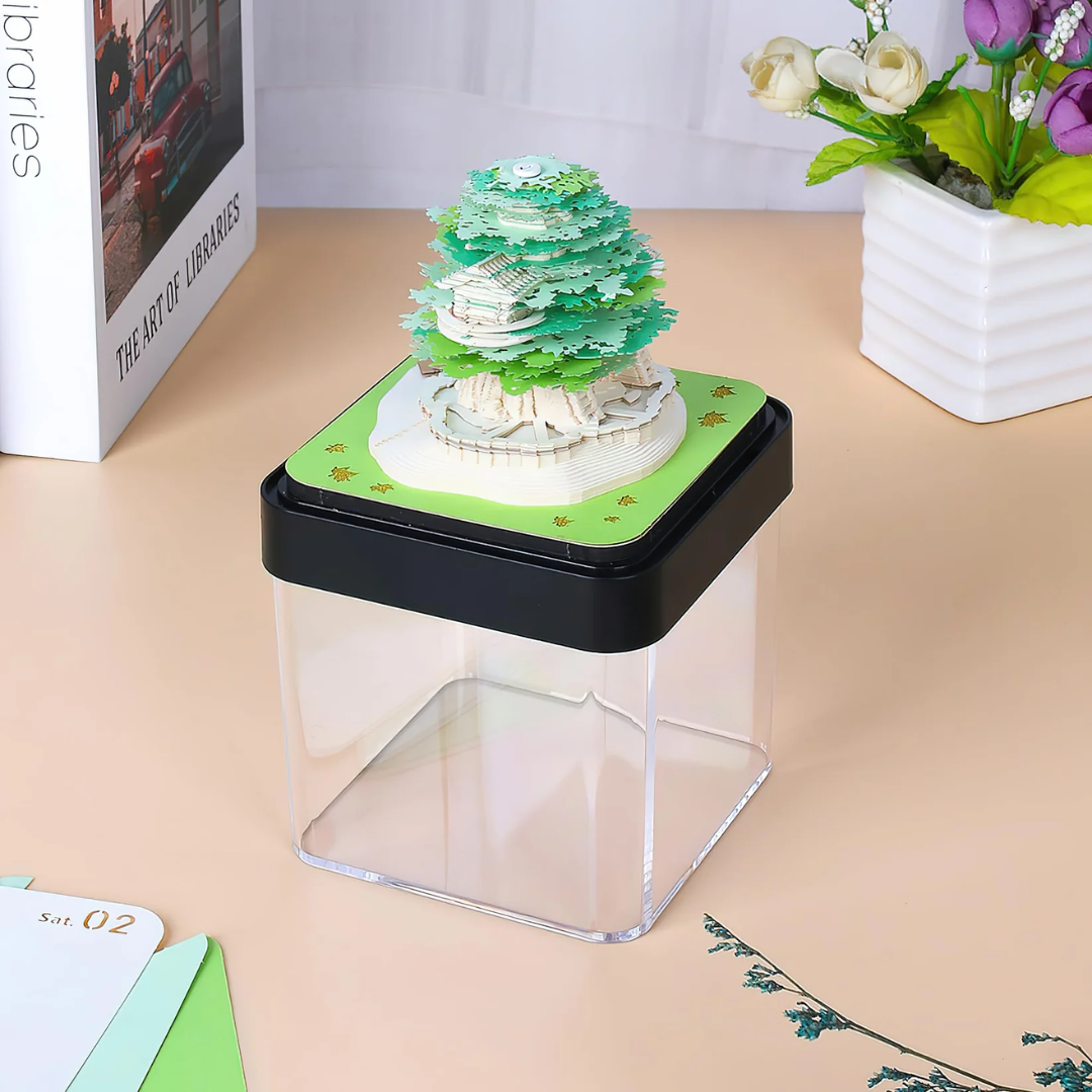 Magic Calendar 2026 – Green Tree with Lights