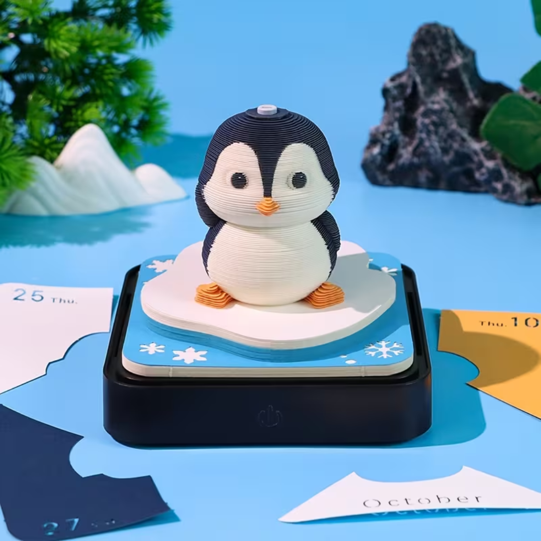 Magic Calendar 2026 – Penguin with Light
