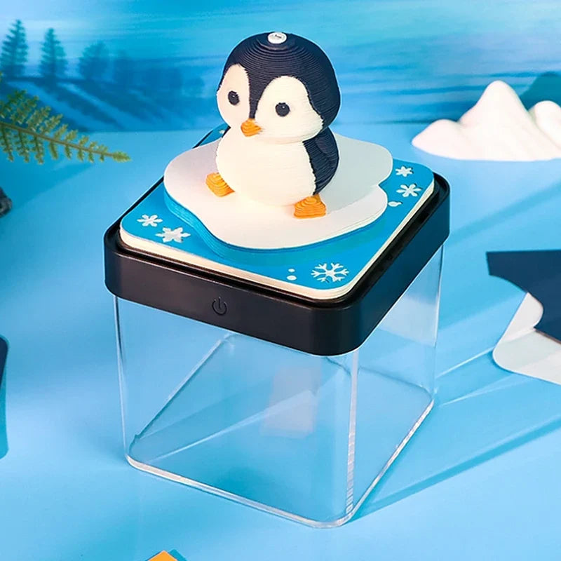 Magic Calendar 2026 – Penguin with Light