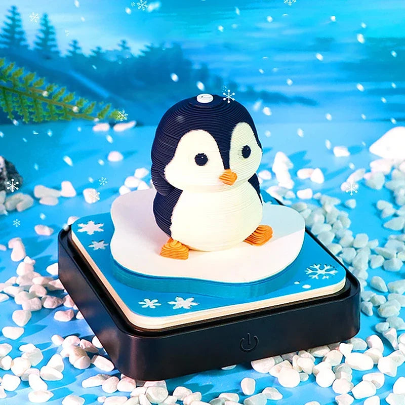 Magic Calendar 2026 – Penguin with Light