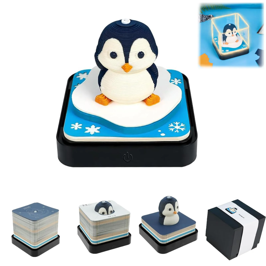 Magic Calendar 2026 – Penguin with Light