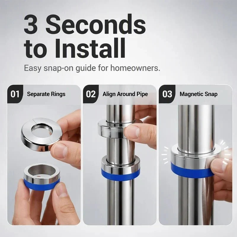 Magnetic Split Faucet Cover – Easy Installation