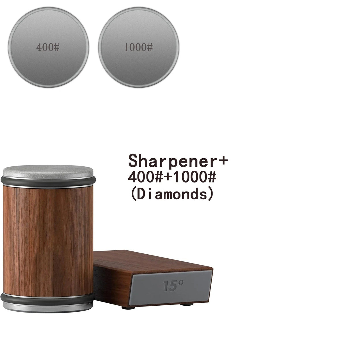 Manual Rolling Knife Sharpener - Precision Dual-Angle Kitchen Edge Tool