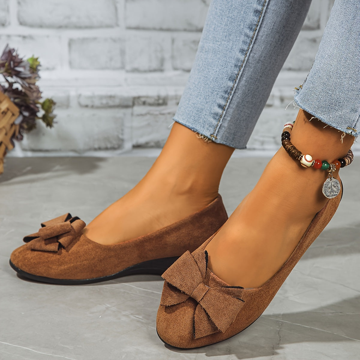 Image of Maria | Women's Slip-On Wedge Shoes