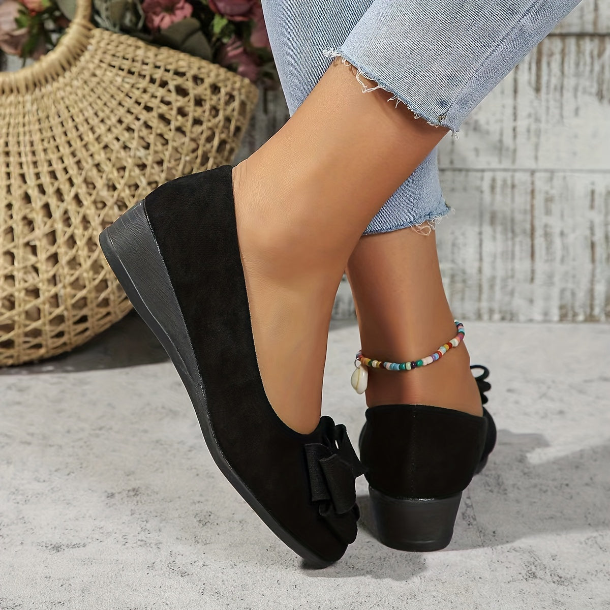 Image of Maria | Women's Slip-On Wedge Shoes
