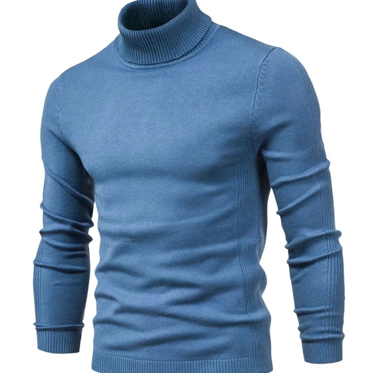 Men's Casual Slim-Fit Turtleneck Knit Pullover Sweater