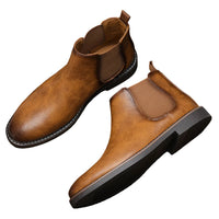 Men's Comfortable Retro Chelsea Boots for Casual and Formal Occasions