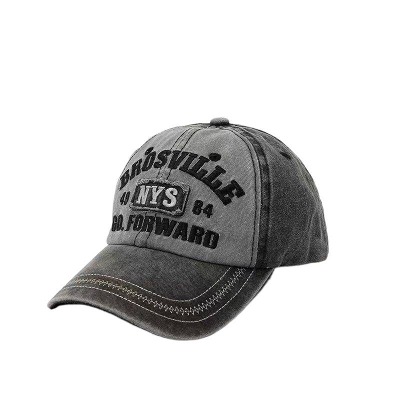 Men's Distressed Vintage-Inspired Baseball Cap