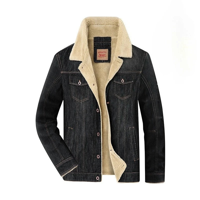 Men's Fleece-Lined Denim Jacket