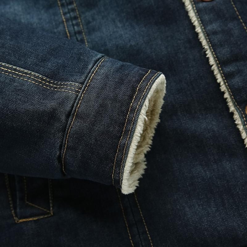 Men's Fleece-Lined Denim Jacket
