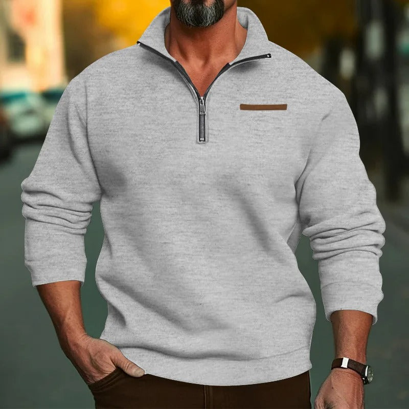 Men's Half-Zip Sweater for Comfort and Style