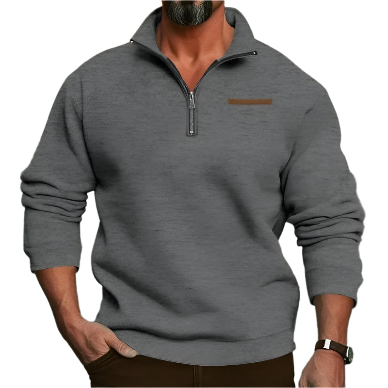 Men's Half-Zip Sweater for Comfort and Style