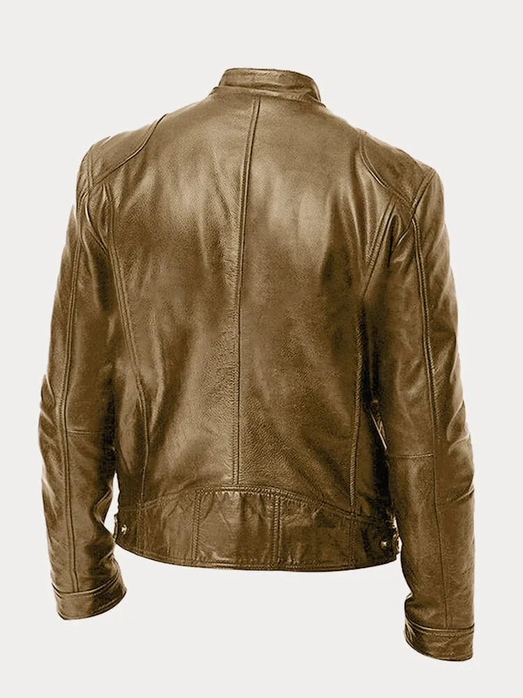 Men's Jacket with Lining, Pockets, and Adjustable Cuffs – Casual and Everyday Jacket